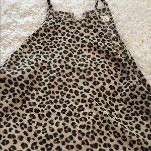 Cheetah halter top